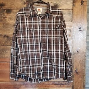 Men's Plaid Button-up Shirt